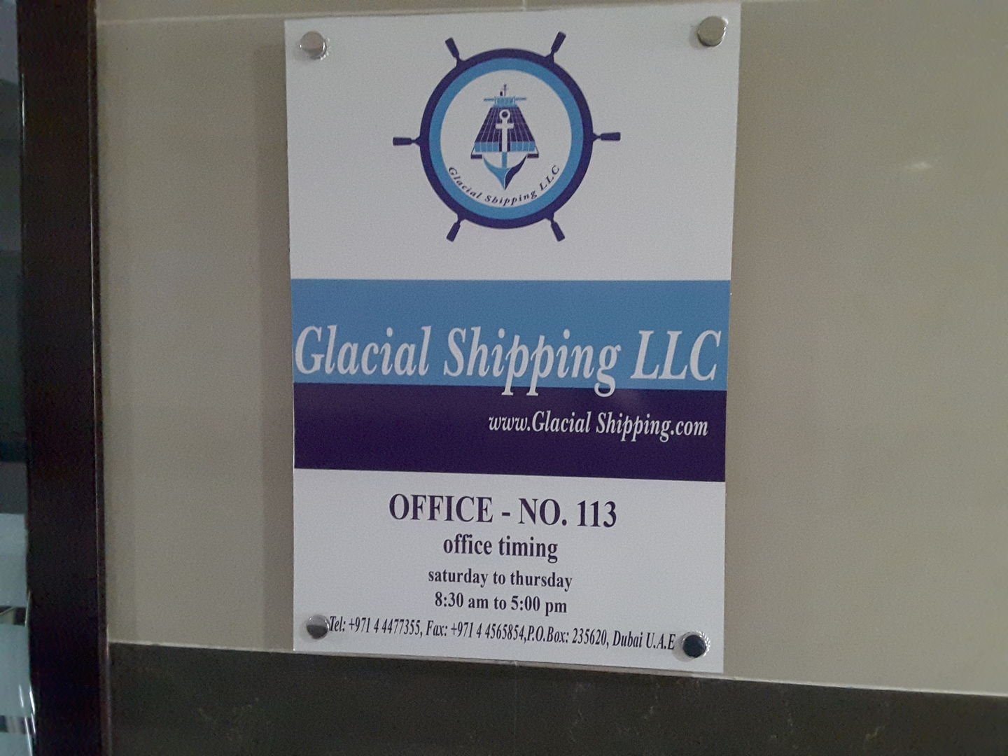 Glacial Shipping